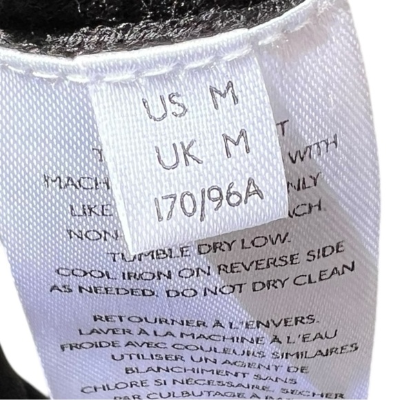 🌻NEW w.tags FREE PEOPLE Black Cherie Mini Dress Size Medium - Picture 10 of 13